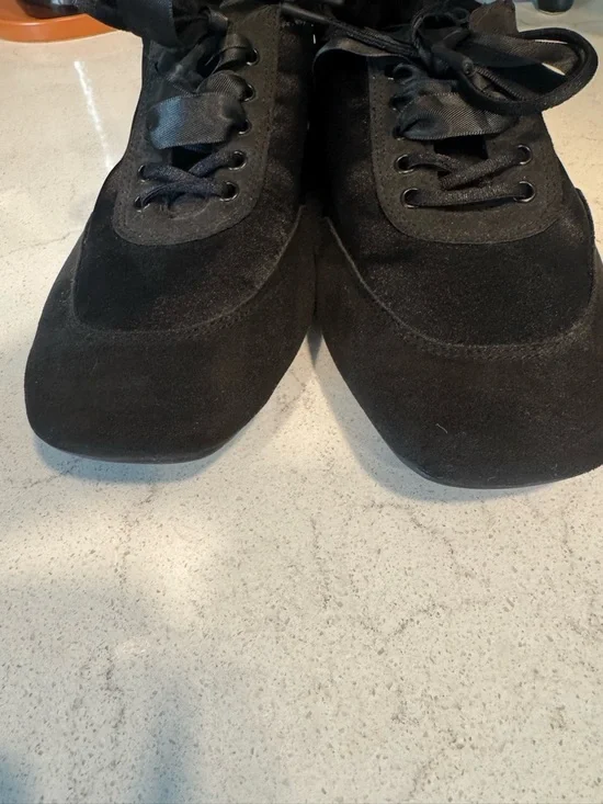 Vivaia Satin Ribbon Sneakers - Black - Picture 3 of 5